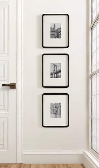 Kate and Laurel 11" x 14" Inglewood Picture Frames with 5" x 7" Mat